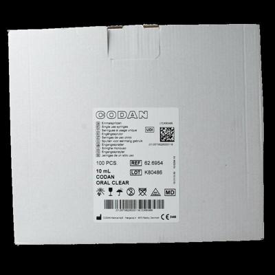 Codan Spuit helder excl tipcap 100 Stuks Codan Spuit helder excl tipcap 100 Stuks