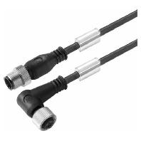 Weidmüller 9457311000 Sensor/actuator connector, geassembleerd M12 Aantal polen (sensoren): 4 Stekker, recht, Bus, haaks 10.00 m 1 stuk(s) - thumbnail