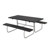 Picknicktafel Zwart - Gerecycled Kunststof Planken - thumbnail