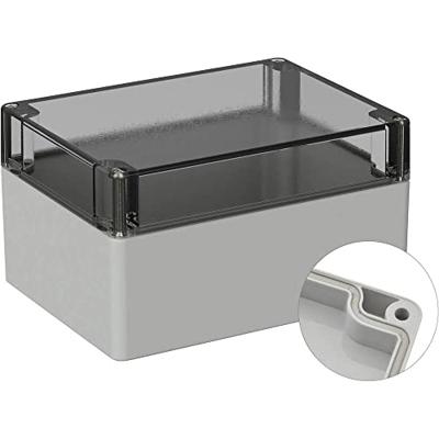 TRU COMPONENTS TC-9065536 Outdoorbehuizing 160 x 120 x 90 Polycarbonaat Grijs-wit (RAL 7035) 1 stuk(s)