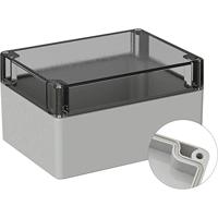 TRU COMPONENTS TC-9065536 Outdoorbehuizing 160 x 120 x 90 Polycarbonaat Grijs-wit (RAL 7035) 1 stuk(s) - thumbnail
