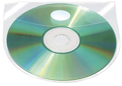 Q-CONNECT CD hoes zelfklevend met tab PP 10 stuks