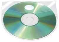 Q-CONNECT CD hoes zelfklevend met tab PP 10 stuks - thumbnail