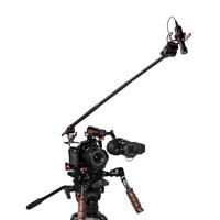 Zacuto MicroBOOM, 's werelds eerste intern bekabelde giekpaal op de camera voor directe interviews, lichtgewicht 6 oz, verstelbare lengte, accessoires voor het maken van films en contentmakers - thumbnail