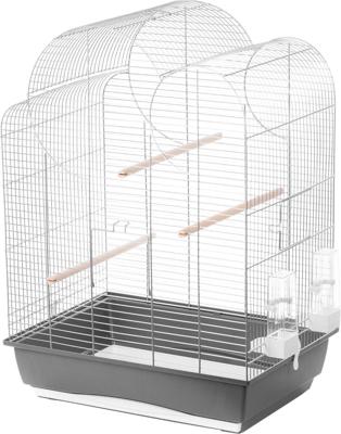 Interzoo vogelkooi Big Eliza zilver/grijs Interzoo Gebr. de Boon - Gebr de boon