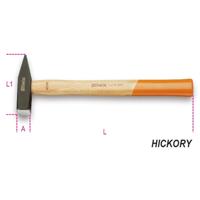 Beta Bankhamers houten steel 1370 1000 - 013700060 - thumbnail