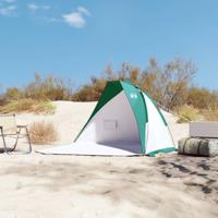 Strandtent 268x223x125 cm 185T taft zeegroen - thumbnail