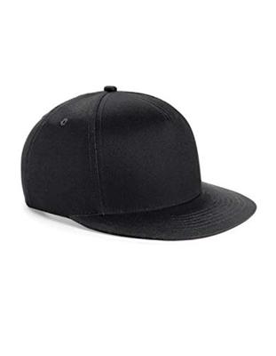 Beechfield CB615 Youth Size Snapback - Black/Surf Blue - One Size