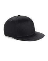 Beechfield CB615 Youth Size Snapback - Black/Surf Blue - One Size - thumbnail