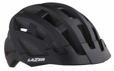 Lazer Compact DLX Helm Net+Led Zwart