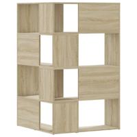 Boekenkast 4-laags hoek 85x85x140 cm bewerkt hout sonoma eiken - thumbnail