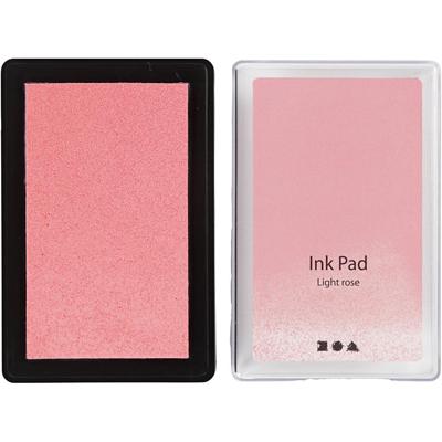 Creativ Company Stempelinkt, h: 2 cm, afm 9x6 cm, lichtroze, 1 stuk