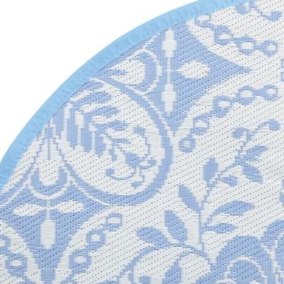 VidaXL Buitenkleed arakil ø120 cm polypropeen babyblauw
