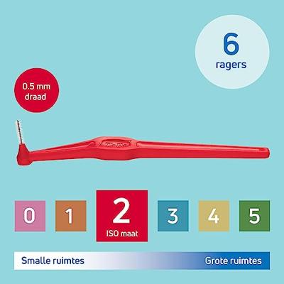 TePe Interdental Brush Angle Rood ISO Size 2