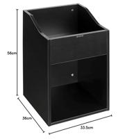 Zomo VS-Box 100/2 Black platenkast - thumbnail