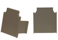 280HP/EC-Eindkapjes (set) grijs - thumbnail