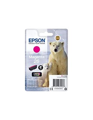 Epson Inktcartridge 26 Origineel Magenta C 13 T 26134012 Epson Inktcartridge 26 Origineel Magenta C 13 T 26134012