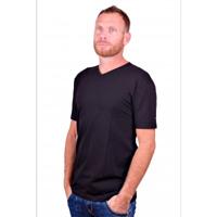 Alan Red T-Shirt V-Hals Oklahoma Black (Two Pack) - thumbnail