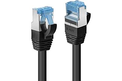 LINDY 47177 RJ45 Netwerkkabel, patchkabel CAT 6 S/FTP 1.00 m Zwart Snagless 1 stuk(s)
