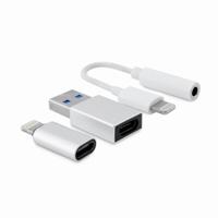 USB-kabel CoolBox COO-CKIT-APPL Wit - thumbnail