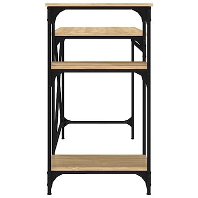 Bureau schappen 105x50x90 bewerkt hout en ijzer sonoma eiken