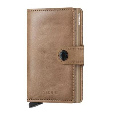 SECRID Miniwallet Taupe - Pasjeshouder dames