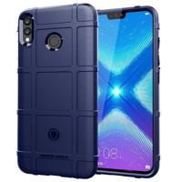 Schokbestendige beschermer cover volledige dekking siliconen case voor Huawei Honor 8X (donkerblauw) - thumbnail