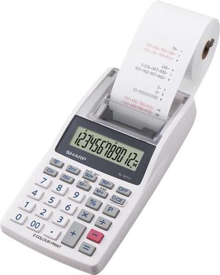 Sharp EL-1611V calculator Desktop Financiële rekenmachine Grijs, Wit