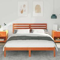 Bedframe Wasbruin 140 x 200 cm Massief grenenhout - thumbnail