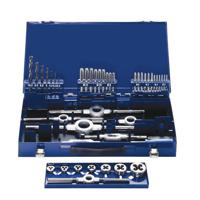 Eventus by Exact 10722 Schroefdraadsnijderset 43-delig HSS Metrisch M3, M4, M5, M6, M8, M10, M12 - thumbnail