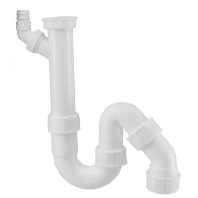 Wiesbaden universeelsifon+wasm.aansl.11/2'' x 40 mm klem wit