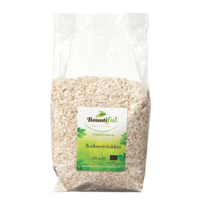 Boekweitvlokken (glutenvrij) - 500 gram