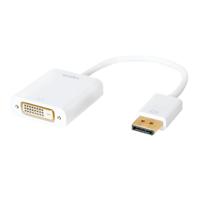 LogiLink CV0058B DisplayPort Adapter [1x DisplayPort stekker - 1x DVI-bus 24+1-polig] Wit 15.00 cm - thumbnail