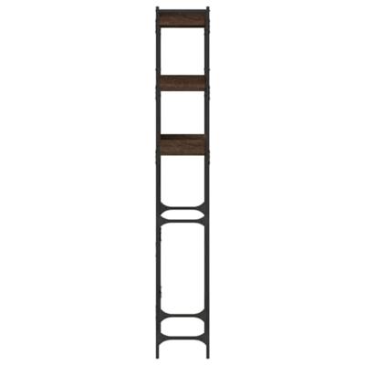 VidaXL Wasmachinerek 67x25x163 cm bewerkt hout bruin eikenkleur VidaXL Wasmachinerek 67x25x163 cm bewerkt hout bruin eikenkleur