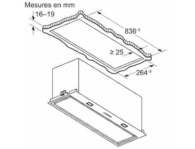 Siemens LB87NAC50 Afzuigkap geïntegreerd Grijs - thumbnail
