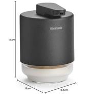 Brabantia mindset zeeppomp 200ml mineral infinite grey - thumbnail