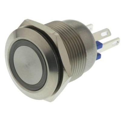 Bulgin MPI002/28/GN MPI002/28/GN Vandalismebestendige druktoets 24 V/DC 0.05 A 1x uit/(aan) Moment Groen (Ø x l) 22 mm x 32.7 mm IP66 1 stuk(s)