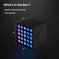 Yeelight Cube Slimme tafellamp Wi-Fi/Bluetooth - thumbnail