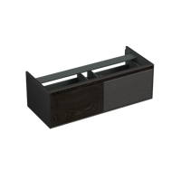 Onderkast Forzalaqua Reno 120x51x40 Cm 2 Lades Softclose Eiken Black Oiled - thumbnail