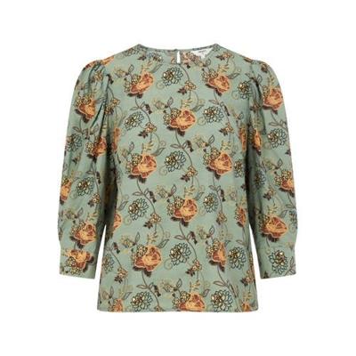 OBJECT top OBJBINA met all over print groen OBJECT top OBJBINA met all over print groen