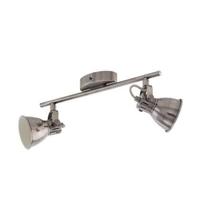 Eglo Landelijke plafondspotsSeras 2-lichts nikkel met creme - 96553 - thumbnail