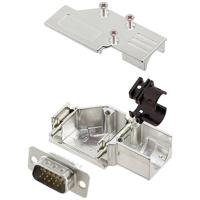 encitech DCMR09-FK-HDP15-W-K 6355-8066-01 D-sub male connectorset 90 ° Aantal polen: 15 Soldeerkelk 1 stuk(s) - thumbnail