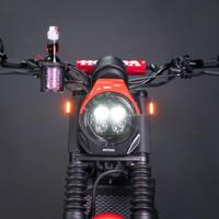MOTOISM koplampmasker "the nightcrawler". headlight mask mi honda cl500 - thumbnail