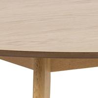 Bendt Ronde Eettafel 'Torkil' 140cm, kleur eiken naturel - thumbnail