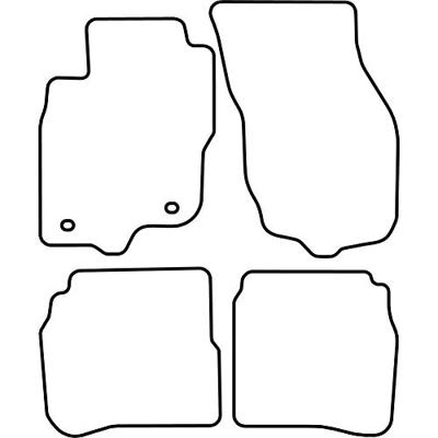 Automatten passend voor Mitsubishi Lancer 1996-2004 TMMT507