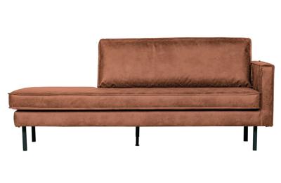 WOOOD Daybed 'Rodeo' Rechts, kleur Cognac
