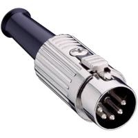 Lumberg 0137 08-1 DIN-connector Stekker, recht Aantal polen: 8 Zilver 1 stuk(s) - thumbnail
