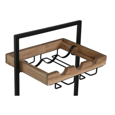 Flessenrek Home ESPRIT Zwart Natuurlijk 35 x 25 x 75 cm Flessenrek Home ESPRIT Zwart Natuurlijk 35 x 25 x 75 cm