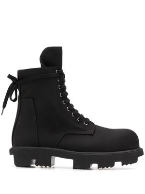 Rick Owens DRKSHDW lace-up ankle boots - Black
