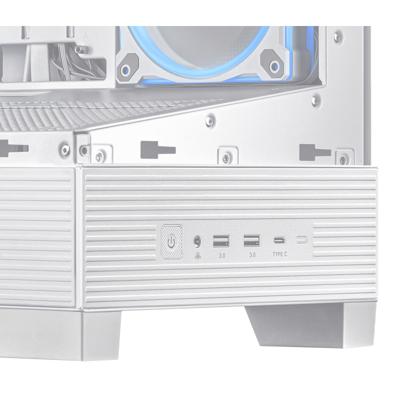 ASUS A31 Plus TG ARGB WHITE Midi Tower Wit - thumbnail